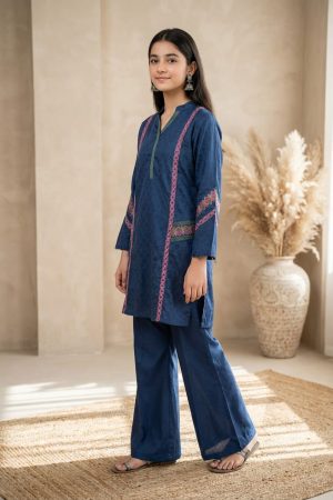 The Midnight Azure Jacquard Co-ord Set