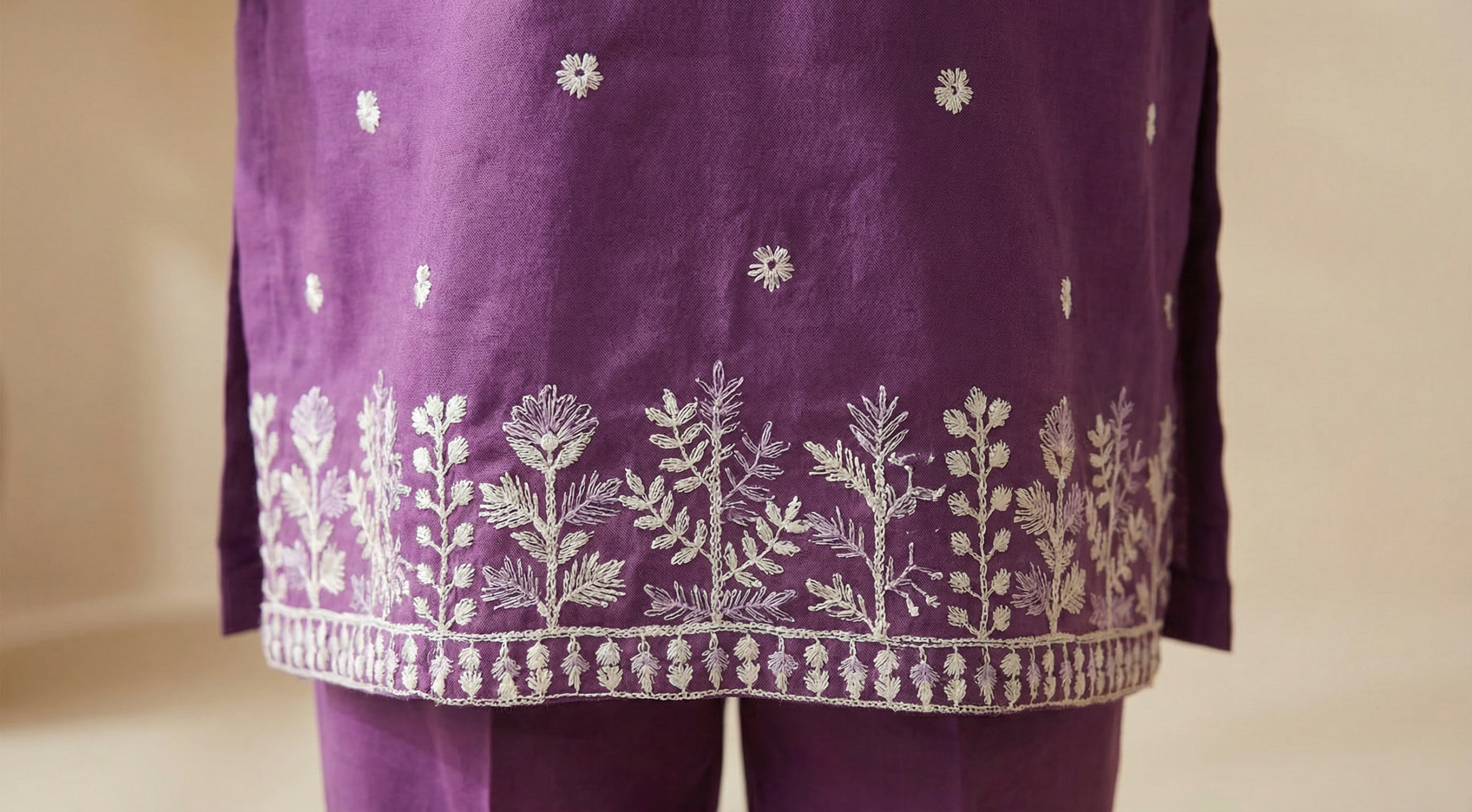 The Purple Embroidered Set - Image 2
